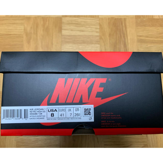 新品 AIR JORDAN 1  ユニバーシティブルー 26cm 3