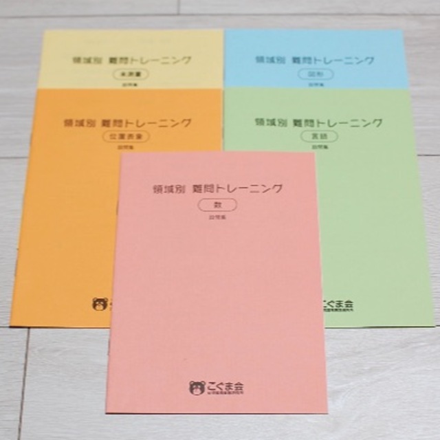 こぐまJUSTシリーズ　領域別難問トレーニング／ここまでがんばろう　6冊セット