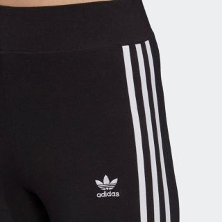 アディダス(adidas)の未使用　サイズS アディダス  タイツ　3本ライン　ジャージ (レギンス/スパッツ)