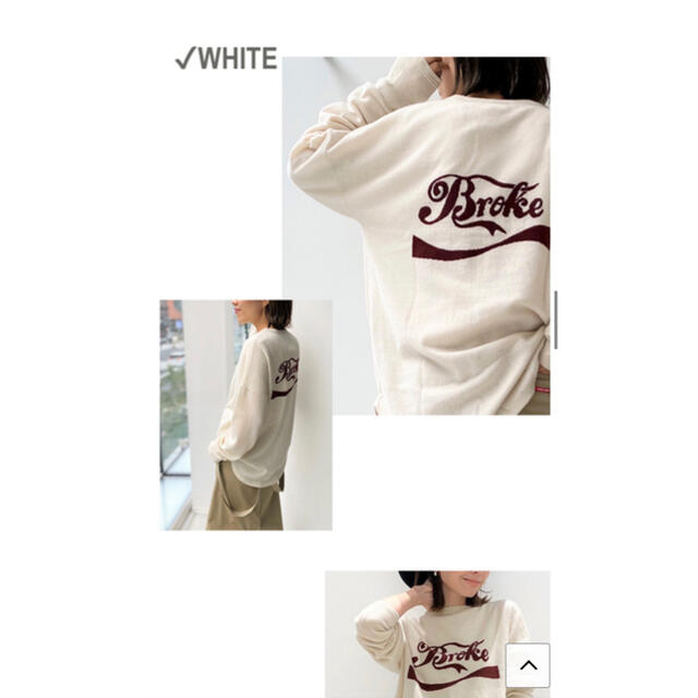 グッドグリーフ　Cashmere  Logo  knit  Pullover