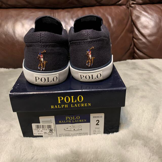 POLO RALPH LAUREN(ポロラルフローレン)のみゆきさん4/2までお取り置き　POLO スニーカー　21.9cm キッズ/ベビー/マタニティのキッズ靴/シューズ(15cm~)(スニーカー)の商品写真