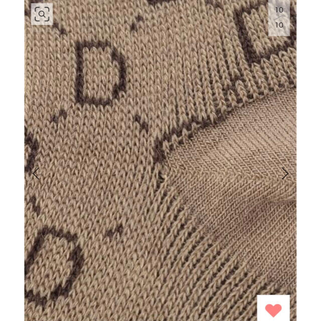 DEUXIEME CLASSE(ドゥーズィエムクラス)のjacquard  socks  ベージュ /  Deuxieme  Class レディースのレッグウェア(ソックス)の商品写真