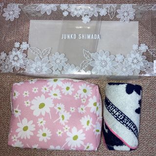 ジュンコシマダ(JUNKO SHIMADA)のジュンコシマダ（JUNKO SHIMADA）ポーチ＆タオルハンカチセット(ポーチ)