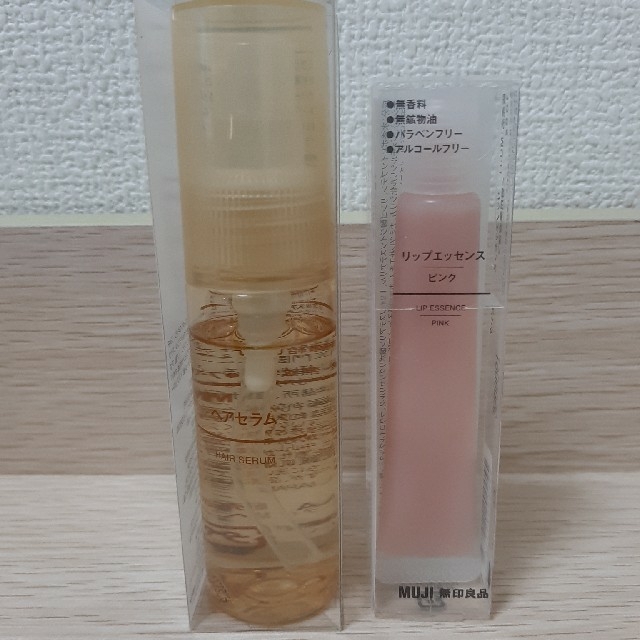 MUJI (無印良品)(ムジルシリョウヒン)の無印良品 ヘアセラム リップエッセンス セット コスメ/美容の香水(その他)の商品写真