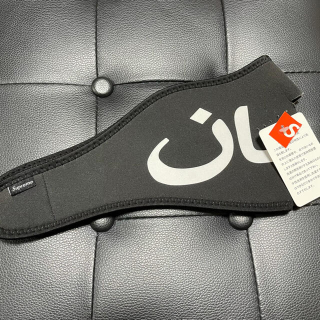 Supreme Arabic Logo Neoprene Facemask 黒ファッション小物