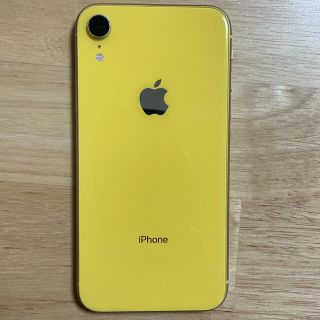 アイフォーン(iPhone)のiPhone XR Yellow 128GB （送料込み）(スマートフォン本体)