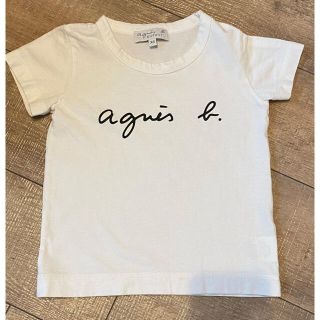 アニエスベー(agnes b.)のアニエスベー　ロゴTシャツ  キッズ　xs(Tシャツ/カットソー)