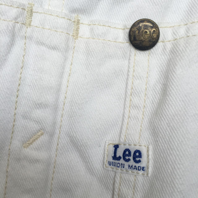 Lee(リー)のLee 白 サロペット スカート レディースのパンツ(サロペット/オーバーオール)の商品写真