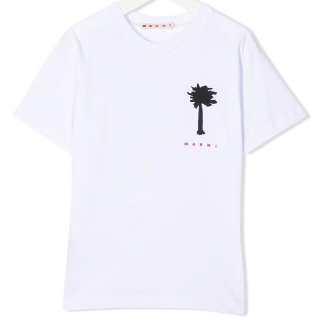 Marni(マルニ)の【新作】マルニ　パームツリーTシャツ　ホワイト　12 レディースのトップス(Tシャツ(半袖/袖なし))の商品写真