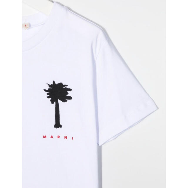 Marni(マルニ)の【新作】マルニ　パームツリーTシャツ　ホワイト　12 レディースのトップス(Tシャツ(半袖/袖なし))の商品写真