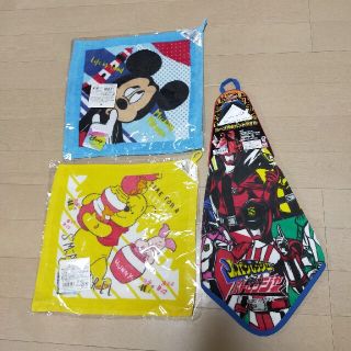 ディズニー(Disney)の最終価格❤️新品　男の子用ループ付きタオル3枚セット(その他)