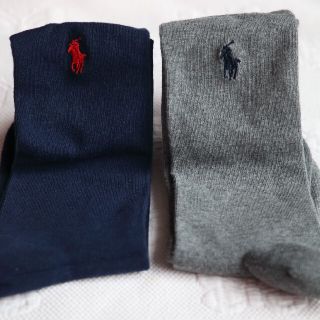 ポロラルフローレン(POLO RALPH LAUREN)のPOLO  ラルフローレンの上品なメンズ用ソックス 2足セット【新品です】(ソックス)