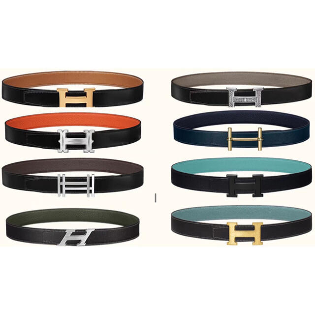 Hermes - エルメス メンズHバックルベルト リバーシブルの通販 by ゆい