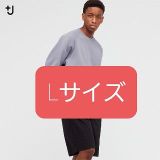 ユニクロ(UNIQLO)のユニクロ　+j ジルサンダー　UNIQLO ドライスウェットシャツ　グレー　L(スウェット)