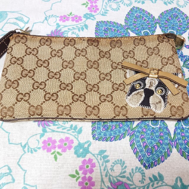 GUCCI グッチョリシリーズ・フレンチブルドッグのポーチ 日本限定 48.0