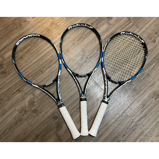 バボラ(Babolat)のBabolat バボラ ピュアドライブ ラケット3本 & ツアー用ラケットバッグ(ラケット)