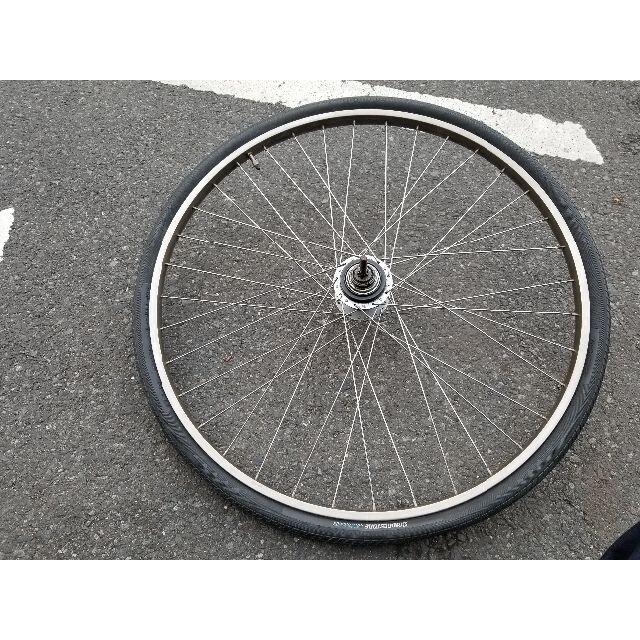 自転車ヤマハ PAS CITY S5用 内装5段付き27インチホイール 純正品