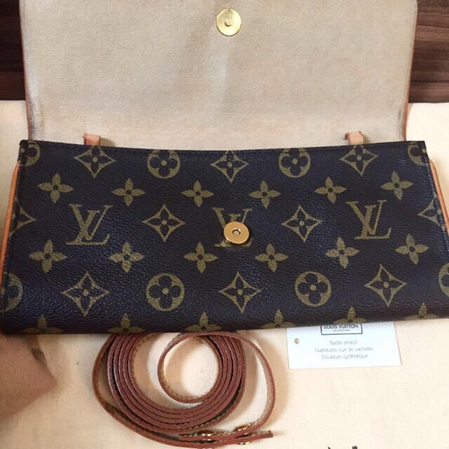 LOUIS VUITTON(ルイヴィトン)の【美品 保存袋付き】正規品 ルイヴィトン ポシェットツインGM ショルダーバッグ レディースのバッグ(ショルダーバッグ)の商品写真