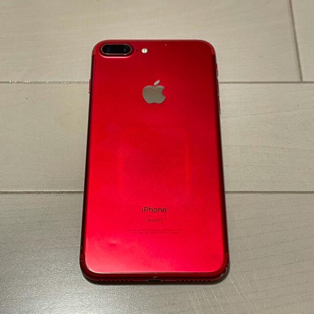 iPhone 7 Plus 256GB RED レッド SIMフリー ② い出のひと時に ...