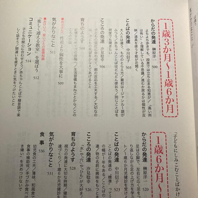 小学館(ショウガクカン)のはじめて出会う育児の百科 0-6歳/ 汐見稔幸 榊原洋一 中川信子 監修 エンタメ/ホビーの雑誌(結婚/出産/子育て)の商品写真