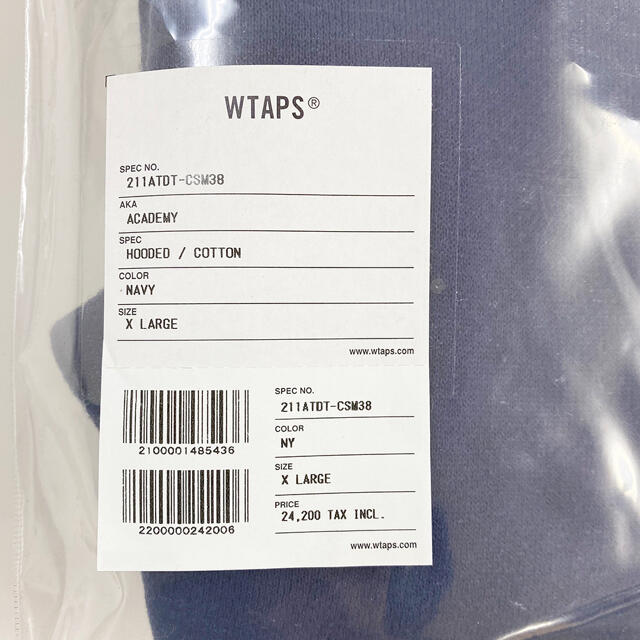 W)taps - 新品人気 WTAPS ACADEMY HOODED XL 04 ダブルタップスの通販