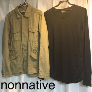 ノンネイティブ(nonnative)の★ nonnative★ノンネイティブ2点セットミリタリージャケット　長袖シャツ(ミリタリージャケット)