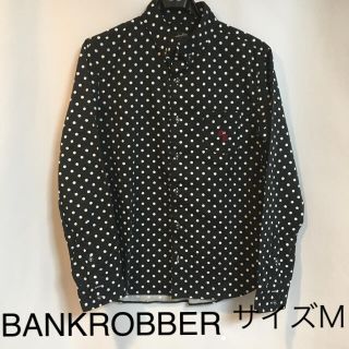 バンクロバー(BANKROBBER)の★美品★ BANKROBBER バンクローバー　長袖黒シャツ　サイズM(シャツ)