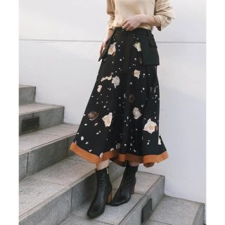 アメリヴィンテージ(Ameri VINTAGE)のお値下げ　Ameri Vintage AMY IRREHEM SKIRT(ロングスカート)