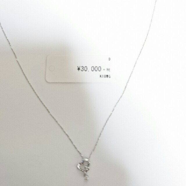Samantha Tiara(サマンサティアラ)の値下げ☆Samantha Tiara K10WG ダイヤネックレス レディースのアクセサリー(ネックレス)の商品写真