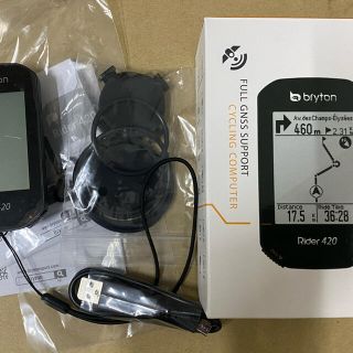 ブライトン(BRAITONE)の美品 bryton ブライトン Rider 420(パーツ)