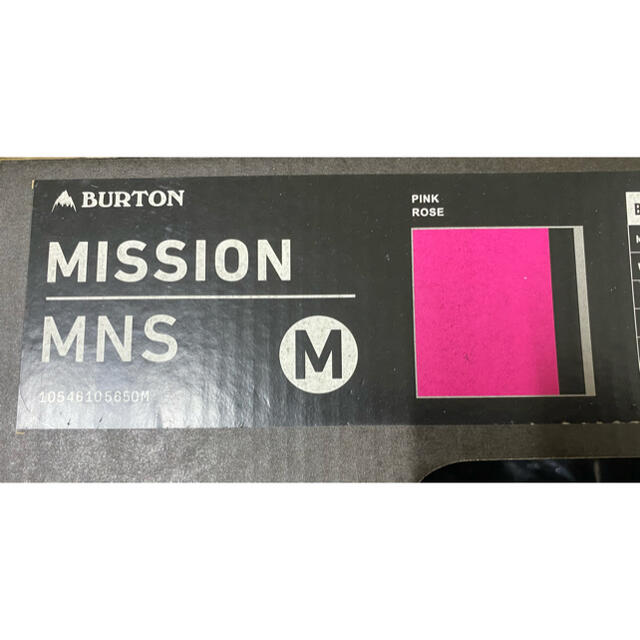 18-19 BURTON バートン  MISSION ミッション　Mサイズ