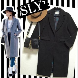 スライ(SLY)のyさま専用 SLY チェスターコート ブラック(チェスターコート)