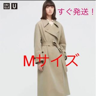 ユニクロ(UNIQLO)のユニクロユー　トレンチコート　カーキー　m(トレンチコート)