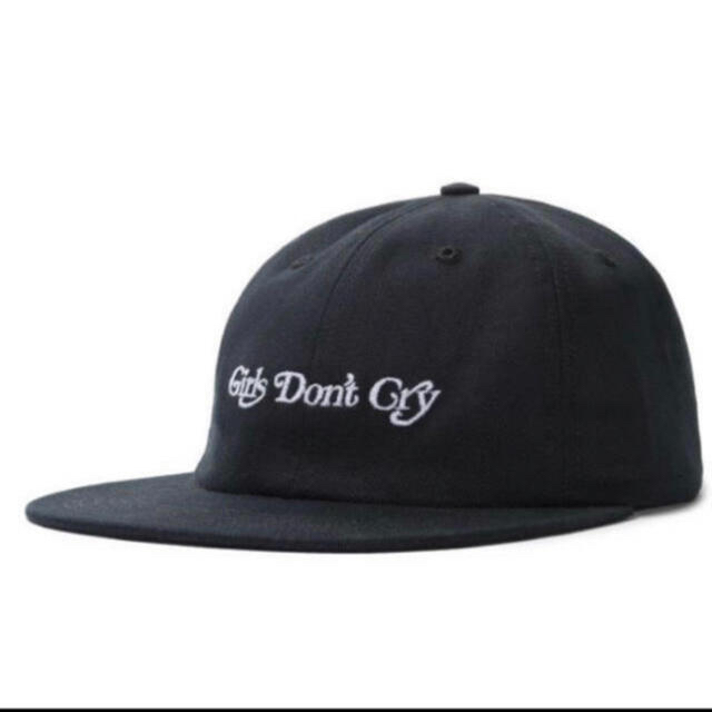 GDC(ジーディーシー)のGIRLS DON'T CRY   6 PANEL CAP  BLACK メンズの帽子(キャップ)の商品写真