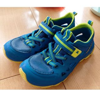 メレル(MERRELL)のMERRELLキッズサンダル男の子青ボーイズブルー水陸両用19.5cm20cm(サンダル)