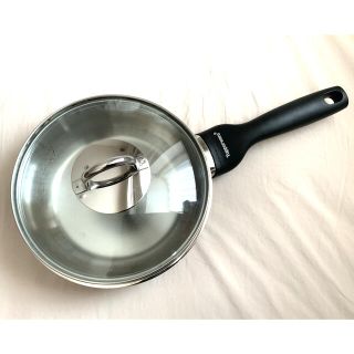 Tupperware ガラス蓋付きフライパン 21cm(鍋/フライパン)