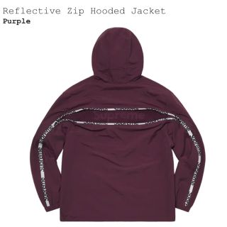 シュプリーム(Supreme)のsupreme reflective zip hooded jacket(ナイロンジャケット)