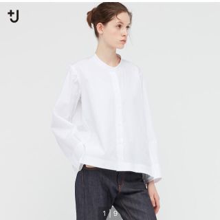 ジルサンダー(Jil Sander)の＋J スーピマコットンシャツジャケット　UNIQLO(シャツ/ブラウス(長袖/七分))