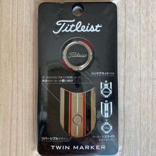 タイトリスト(Titleist)のタイトリスト Titleist [ツインマーカー  ブラック×レッド](その他)