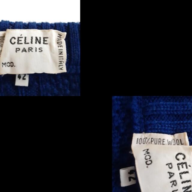 celine(セリーヌ)のセリーヌ ワンピース サイズ42 L ネイビー レディースのワンピース(その他)の商品写真