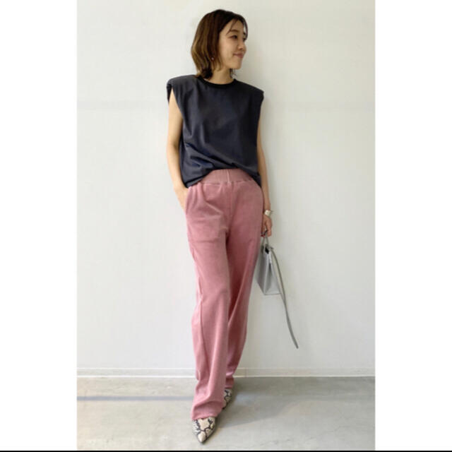 L'Appartement DEUXIEME CLASSE(アパルトモンドゥーズィエムクラス)の【AMERICANA/アメリカーナ】Pile Relax PANTS　36 レディースのパンツ(カジュアルパンツ)の商品写真