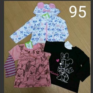 ディズニー(Disney)のDisney ミニー セット 95㎝(Tシャツ/カットソー)