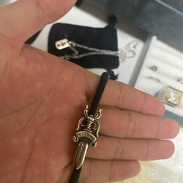 Chrome Hearts クロムハーツ ヘアゴム ダガー 【中古】 49.0%割引 www