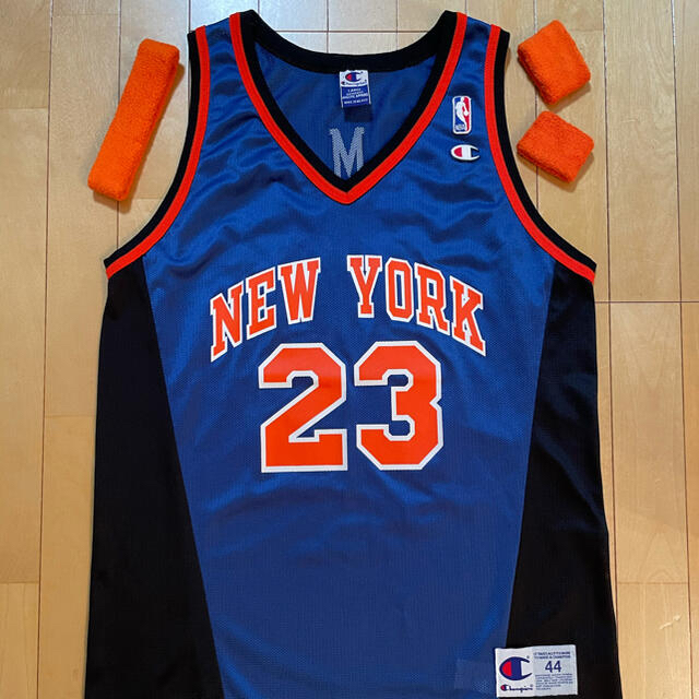 Champion(チャンピオン)のチャンピオン NY Knicks ジャージー ニックス 23 キャンビー スポーツ/アウトドアのスポーツ/アウトドア その他(バスケットボール)の商品写真