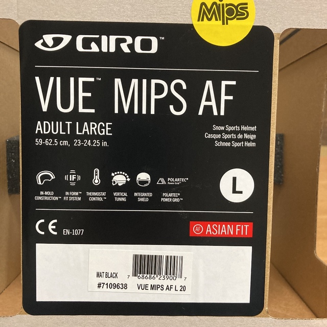 GIRO(ジロ)のGIRO　バイザー付きヘルメット　メンズＬ　VUE MIPS AF スポーツ/アウトドアのスキー(その他)の商品写真