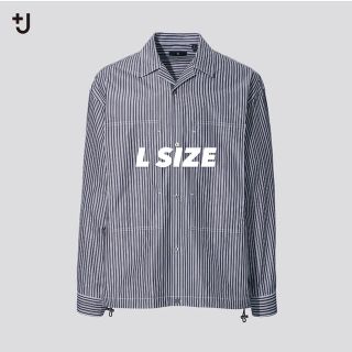 ジルサンダー(Jil Sander)のユニクロ　+J シャツブルゾン　Lサイズ(シャツ)