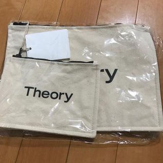 セオリー(theory)のセオリー　theory ノベルティ　バック(ポーチ)