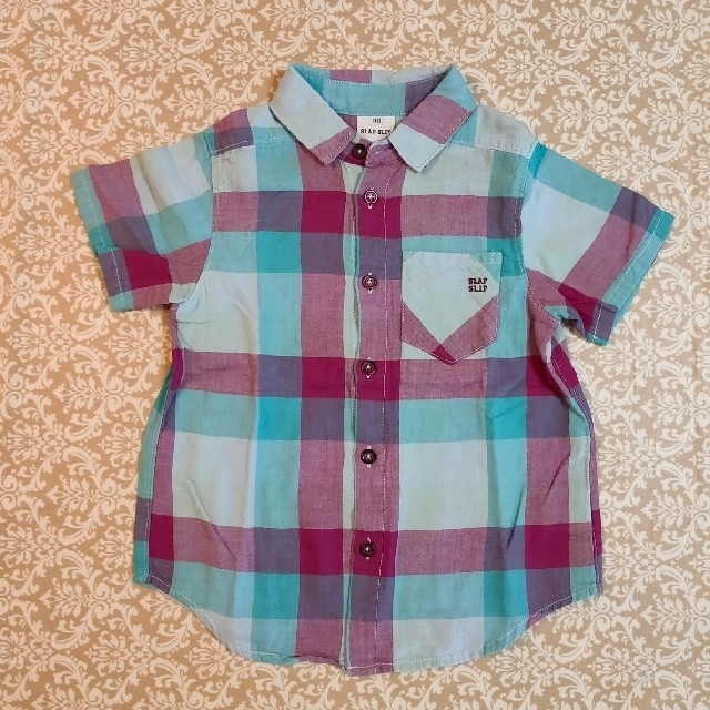 BeBe(ベベ)の☆SLAP SLIP☆　半袖ブラウス　110 キッズ/ベビー/マタニティのキッズ服男の子用(90cm~)(Tシャツ/カットソー)の商品写真