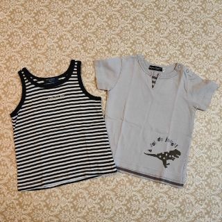 ベベ(BeBe)のトップス2点セット　80(Ｔシャツ)