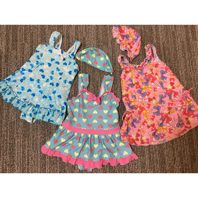 水着　120 キッズ/ベビー/マタニティのキッズ服女の子用(90cm~)(水着)の商品写真